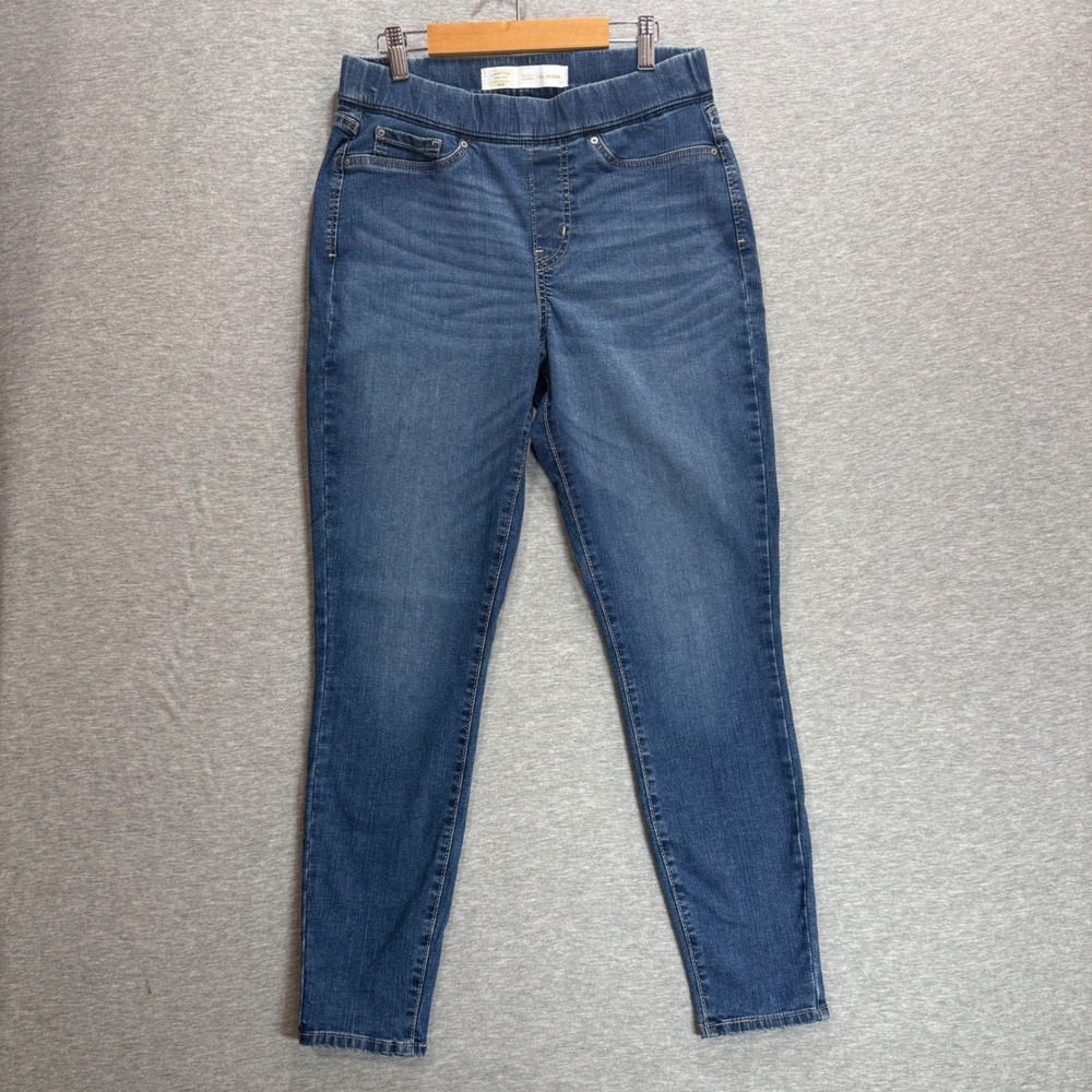 Signature by Levi Strauss Pull-On Skinny Jeans Womens 8M Blue Stretch Shaping